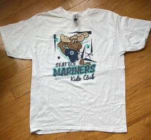 Mariner Moose Seattle Mariners Kids Club exclusive T-shirt Youth XL NWOT - Picture 1 of 2