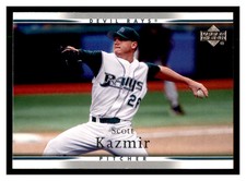 2007 Upper Deck #213 SCOTT KAZMIR Tampa Bay Devil Rays