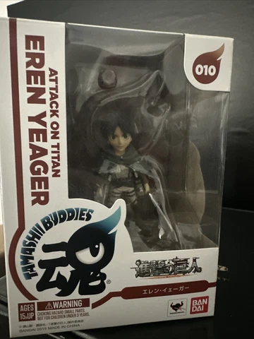 Attack on Titan Eren Yeager Bandai Tamashii Buddies #10 Figure Cover