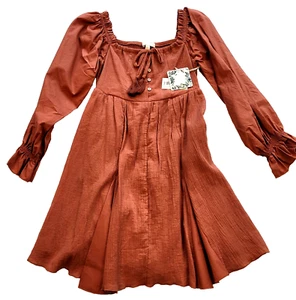 Chelsea & Violet Girls, Dress, Size M, rust color, Juliet style, NWT, AO0437 - Picture 1 of 7