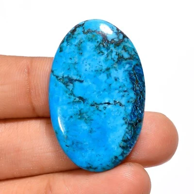 Piedra preciosa suelta cabujón forma ovalada turquesa 44 quilates 37x23x5 mm (como en la foto) Foto 1 de 4