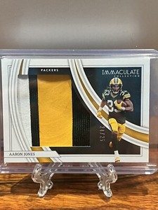 AARON JONES 2022 PANINI IMMACULATE PATCH 24/25