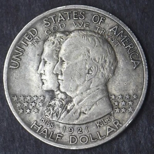 1921 Alabama Centennial Silver Half Dollar .50C - COINGIANTS - - Picture 1 of 2
