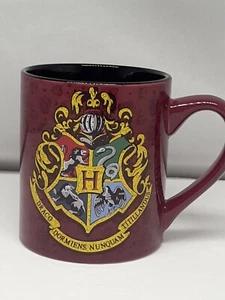 Harry Potter Hogwarts Crest Glitter Ceramic Coffee Mug 14-Ounces - Picture 1 of 10