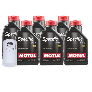 6L Motul SPECIFIC 948B 5W20 Wix Filter Motor Oil Change Kit API SN - Picture 1 of 1