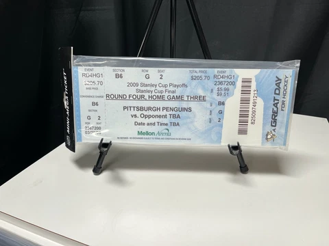 Pittsburgh Penguins 2009 Stanley Cup Championship Mega Ticket FINALS - LOT OF 5 Cover