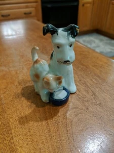 FIGURA DE PERRO Y GATO NIPÓN YOKO BOEKI JAPÓN - Imagen 1 de 5