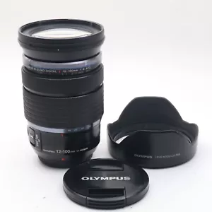 【Exc+5,W/Hood】OLYMPUS OM M.ZUIKO DIGITAL ED 12-100mm f/4.0 IS Pro from japan - Picture 1 of 11