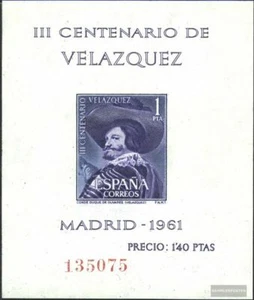 España Bloque 16 (completa edición) nuevo con goma original 1961 velázquez - Imagen 1 de 1