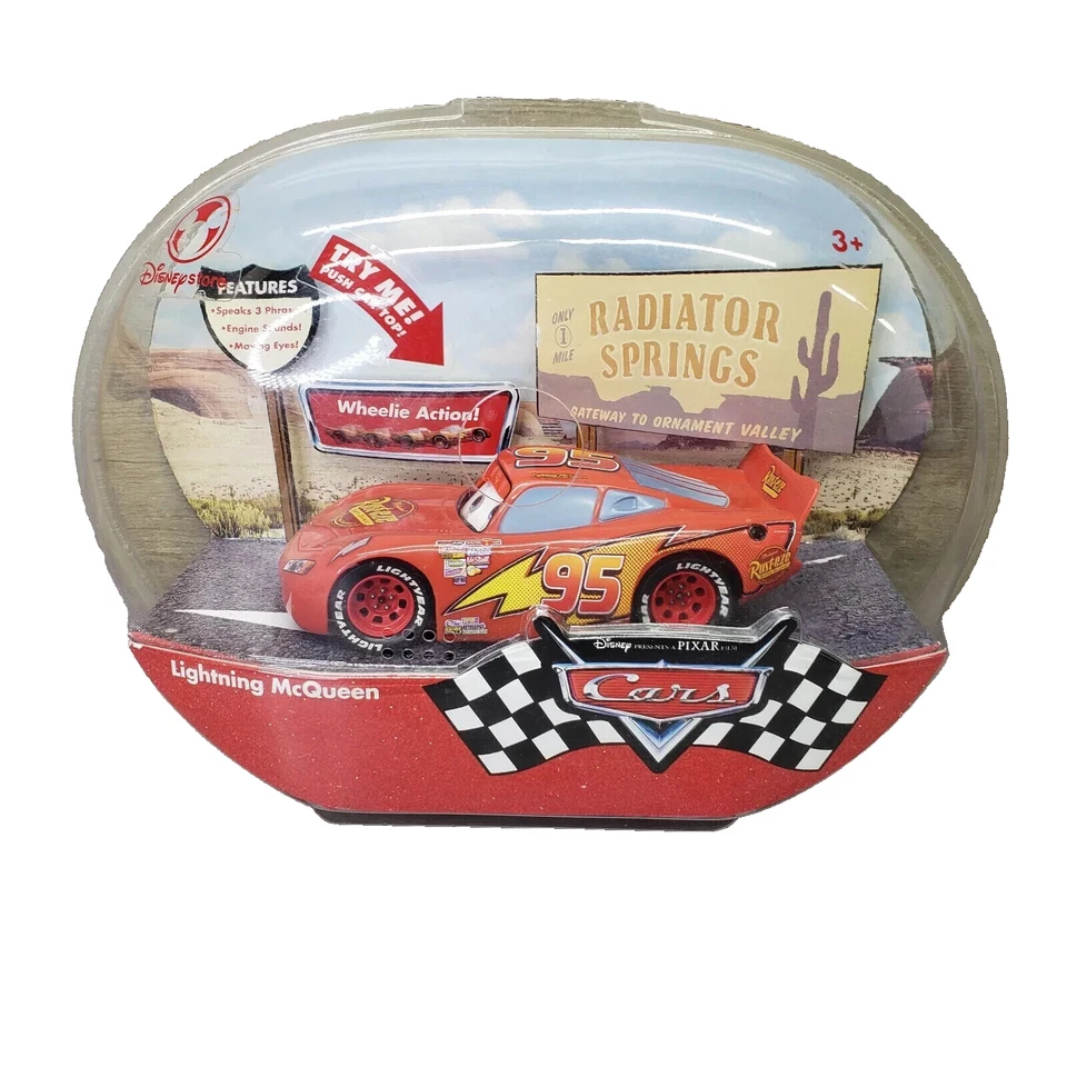 Disney store Exclusive CARS Movie Talking LIGHTNING McQUEEN New Factory Sealed - Image 1 of 1