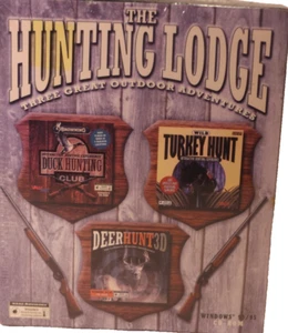 The Hunting Lodge Three Great Outdoor Adventures Duck Turkey Deer Hunting CD ROM - Picture 1 of 5