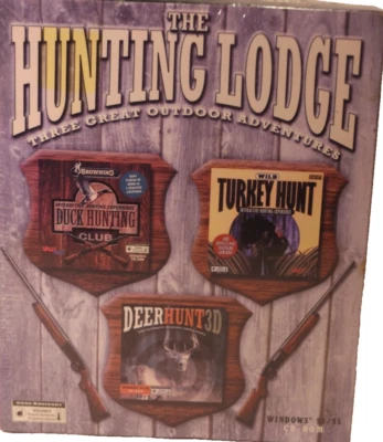 The Hunting Lodge Three Great Outdoor Adventures Duck Turkey Deer Hunting CD ROM - Image 1 of 4