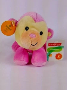 Fisher Price Affe Plüsch Little Nuzzler Rassel - Bild 1 von 6