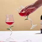 Glassware Rose Wine Goblet Transparent Cocktail Glasses Cup  Bar