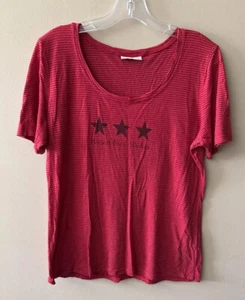 Camiseta Top Spirit Warner Bros Studios Manga Corta XL Rojo Rayas Estrellas B1 - Imagen 1 de 5