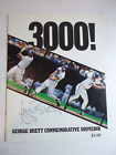 1992 George Brett 3000 Hits Commemorative Program - Kansas City Royals