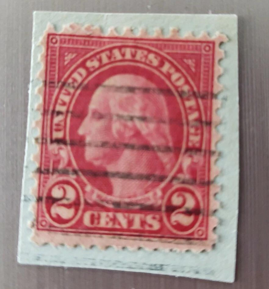 George Washington 2 cents red stamp  rare  - Image 1 of 2