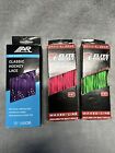 Elite Hockey  Prolace Waxed Laces With Moulded Tip 72" Neon Pink, Purple & Green