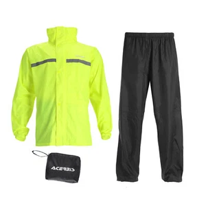 MF4049 Antipioggia Tuta Impermeabile Acerbis Giacca + Pantalone Moto Scooter - Foto 1 di 16
