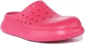 Toms Mallow Eco Unisex Slip On Rubber Mule Sandals In Fuchsia Size US 3 - 10 - Picture 1 of 12