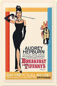 Frühstück At Tiffany's Geprägtes Metall Zeichen (Na 3020) - Bild 1 von 1