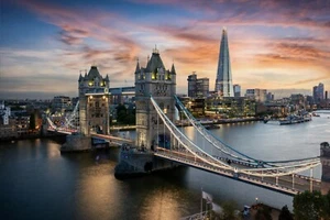 Fototapete - London Gate Bridge - (3881) - Vlies - Tapete - Natur Küste XXL - Bild 1 von 4