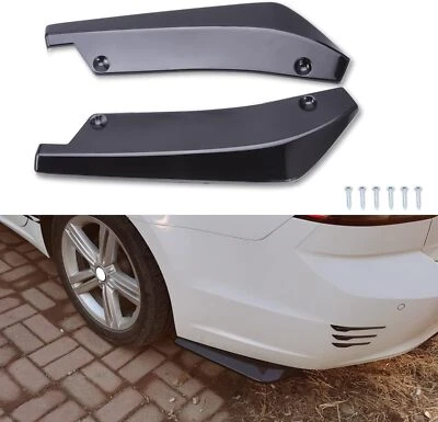 Difusor de parachoques trasero Canard negro brillante para Dodge Charger Durango coche Foto 1 de 4