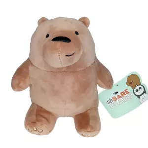 Cartoon Network We Bare Bears Plüsch-Grizzlybär Stofftier-Spielzeug Fabrik braun 7 Zoll Neu - Bild 1 von 12