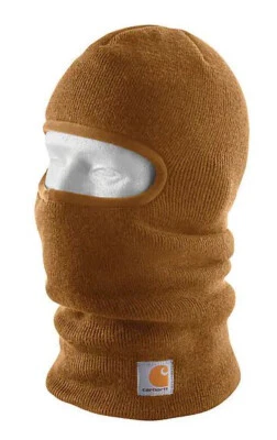 Carhartt® Knit Insulated Face Mask 104485-BRN. With Free A18 Hat - Image 1 of 4