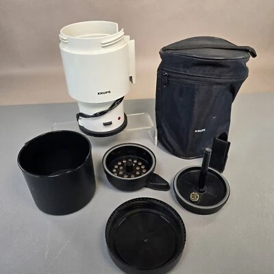 Cafetera de viaje Krups 147 Café Voyager completa funcionando alemana con estuche Foto 1 de 4