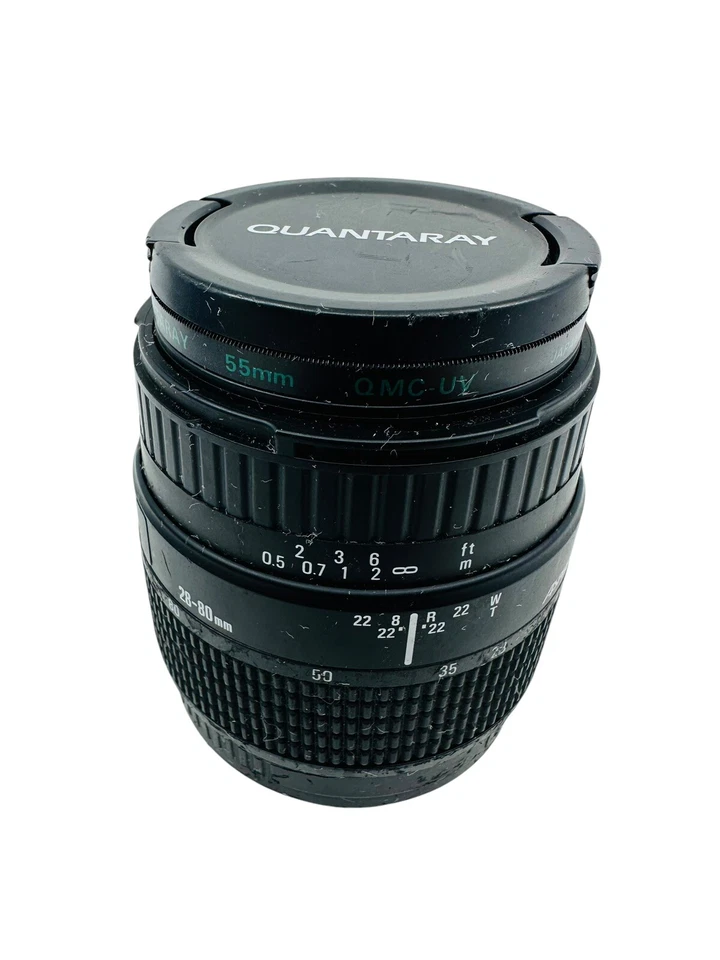 Quantaray macro aspherical 28-80mm f/3.5-5.6 with Front lens cover C825 - Image 1 of 4