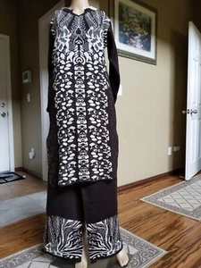 Indian Traditional Stylish Woolen Full Sleeve Kurti & Palazzo Set For Womens FRS - Picture 1 of 12
