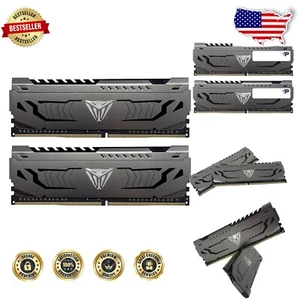 Patriot Viper Steel 16GB Desktop Memory - 3600MHz CL18 with Aluminum Heatsink - Picture 1 of 11