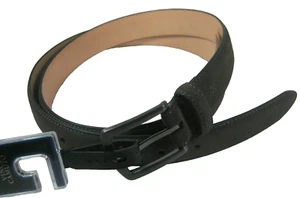 Vince Camuto Herren Grau Gürtel Echtleder Top Größe 42 Neu mit Etikett - Bild 1 von 5