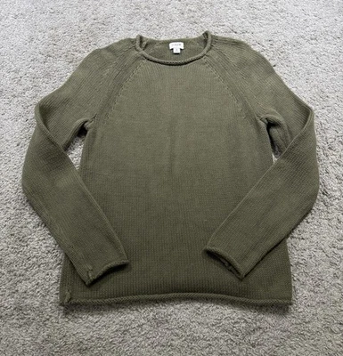 J Crew Women’s  Rollneck Chunky Knit Sweater Herringbone Fisherman Heavy M - Image 1 of 4
