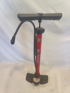 Schwinn red bicycle floor pump - Picture 1 of 10