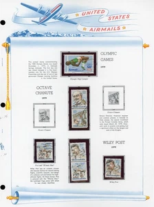 UNITED STATES - AIR POST - White Ace Album Page Lot #32 - SEE SCAN - $$$ - Picture 1 of 1