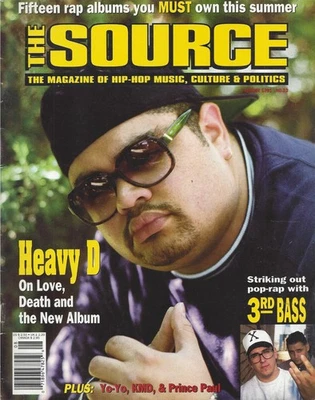 THE SOURCE MAGAZINE - HEAVY D & 3RD BASS ISSUE # 23 - COLLECTOR'S ITEM - VINTAGE - Image 1 of 4