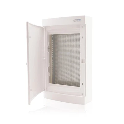 Kommunikationsverteiler Mediaverteiler in Weiß Aufputz 287x526x112 mm - Bild 1 von 4