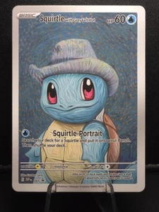 Squirtle with Grey Felt Hat Pokemon x Van Gogh Black Star Promo ACG Art Card NM - Picture 1 of 2