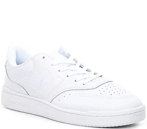 New Balance® Men's 10.5 D BB80 Leather Sneaker in White/White - Picture 1 of 7