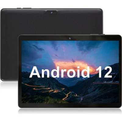 SGIN T10 10 inch 4GB 64GB Wi-Fi Android 12 Tablet, Black - Image 1 of 3