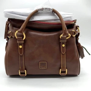 Bolsos de Mano Dooney & Bourke Cartera Pequeña de Cuero Florentino Cartera Castaño - Imagen 1 de 16
