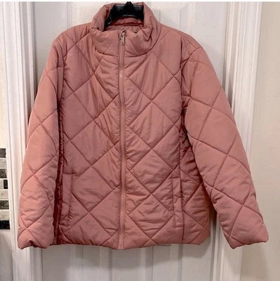 New York & Company Blush Pink Puffer Jacket Size XL - Image 1 of 4