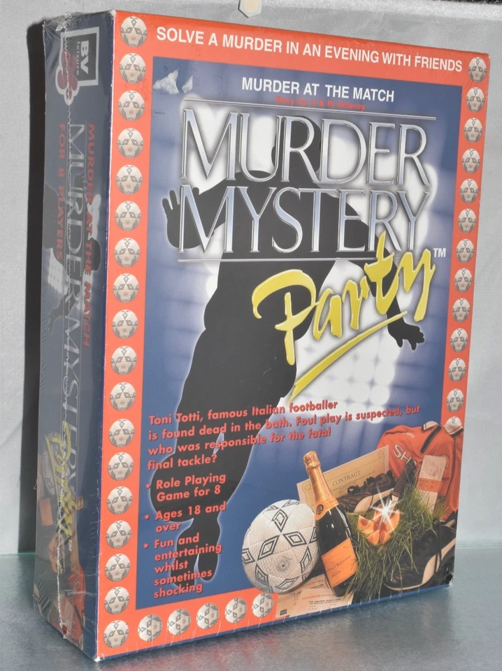 MURDER MYSTERY PARTY MURDER AT THE MATCH GAME FACTORY SEALED - Image 1 of 3