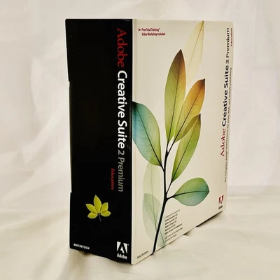 Vtg Adobe Creative Suite 2 Premium Education for Apple Mac Complete 6 Disc Set - Image 1 of 4