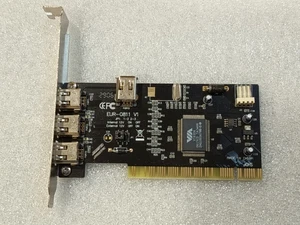 SCHEDA interna Firewire PCI 32 bit 3 porte esterne 1 interna 1394 power plug - Foto 1 di 4