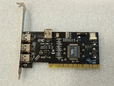 SCHEDA interna Firewire PCI 32 bit 3 porte esterne 1 interna 1394 power plug - Immagine 1 di 4