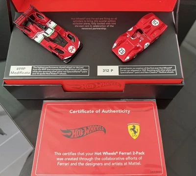Hot Wheels Ferrari Heritage Set Mattel Creation - Immagine 1 di 4