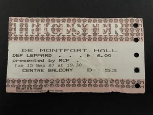 Def Leppard Ticket 1987 - Picture 1 of 1